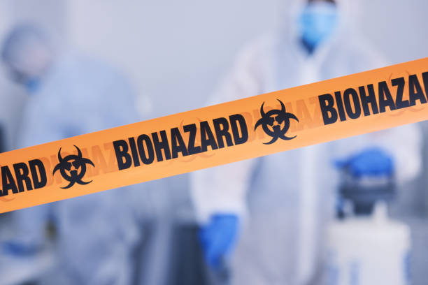 Professional Biohazard technician working in Westbury, NY